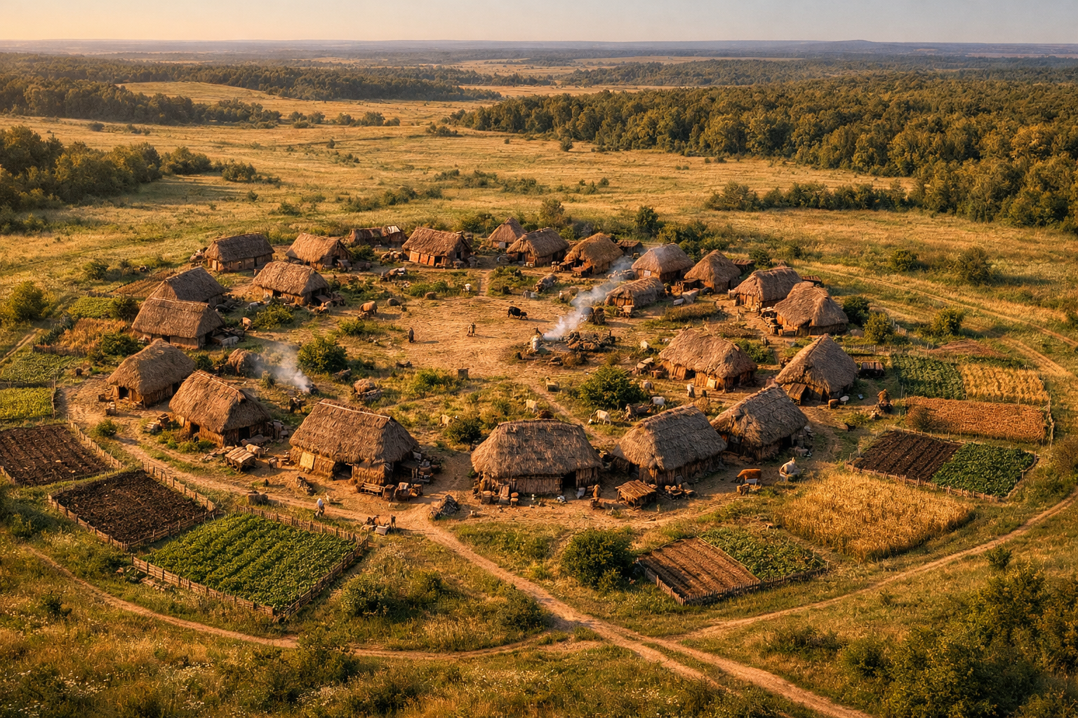 The First Organized Villages